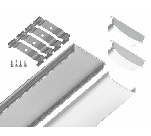 Алюминиевый накладной профиль Ambrella Light Alum Profile GP1600AL Алюминиевый накладной профиль Ambrella Light Alum Profile GP1600AL