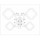 Потолочная люстра Ambrella Light Acrylica Original FA3822