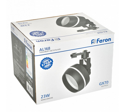 Трековый однофазный светильник Feron AL168 48553