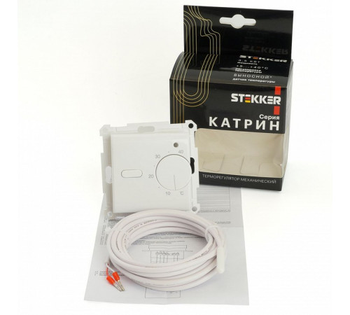Теморегулятор механический для теплого пола Stekker GLS00-7117-01 49740