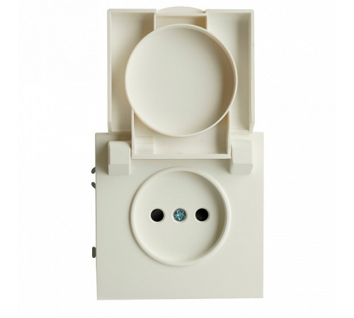 Розетка 1-местная с защитной шторкой Stekker RST16-5113-01 Эмили 49878