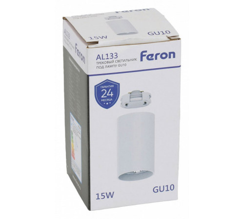 Трековый однофазный светильник Feron AL133 51120 Трековый однофазный светильник Feron AL133 51120