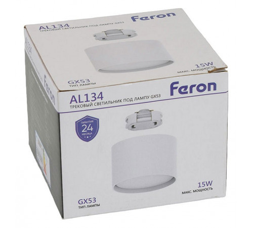 Трековый однофазный светильник Feron 51122 AL134 Трековый однофазный светильник Feron 51122 AL134