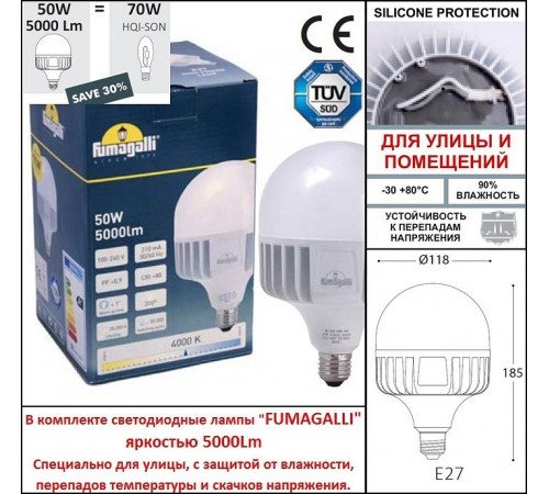 Парковый фонарь Fumagalli Beppe P50.362.000.AXH27 Парковый фонарь Fumagalli Beppe P50.362.000.AXH27