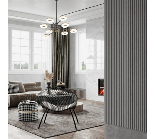 Люстра на штанге Arte Milano Ferrara 276699/8 BK/GD