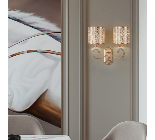 Бра Arte Milano Florentia-9787 309787/2W Wh/Gd