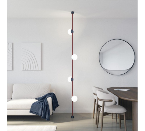 Трековый однофазный светильник Denkirs Belty Orb DK5551-BK Трековый однофазный светильник Denkirs Belty Orb DK5551-BK