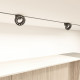 Трековый однофазный светильник Denkirs Smart Grill DK8030-BK