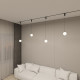 Трековый однофазный светильник Denkirs Smart Moon DK8052-BK