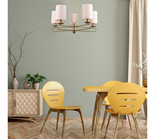 Люстра на штанге Escada Eclipse 10166/5PL Brass