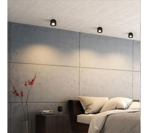 Накладной светильник Loft IT Tictac 10219 Black 3000K Накладной светильник Loft IT Tictac 10219 Black 3000K