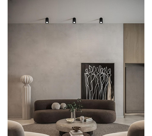 Накладной светильник Loft IT Tictac 10220 Black 4000K Накладной светильник Loft IT Tictac 10220 Black 4000K