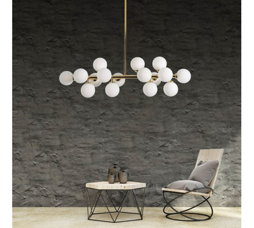 Подвесная люстра Lumina Deco Marsiada LDP 6033-16 GD Подвесная люстра Lumina Deco Marsiada LDP 6033-16 GD