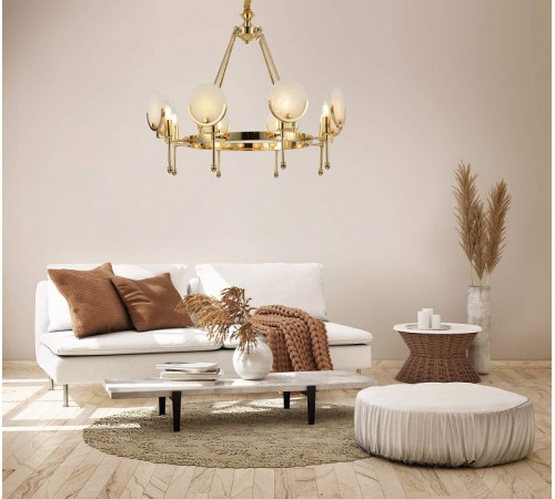 Подвесная люстра Lumina Deco Montego LDP 8010-8 F.GD Подвесная люстра Lumina Deco Montego LDP 8010-8 F.GD