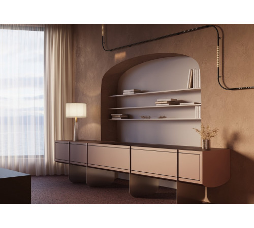 Трековый светильник Maytoni Points C101CL-L500-12W3-6K-BS