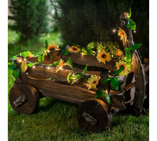 Садовая гирлянда на солнечной батарее Uniel USL-S-138/PT2300 SUNFLOWERS UL-00009377