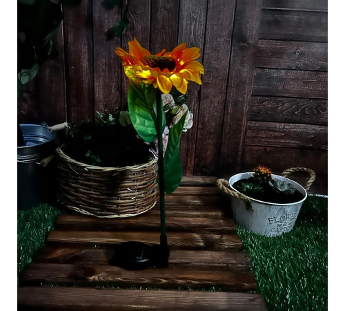 Садовый светильник на солнечной батарее Uniel USL-S-814/PT700 SUNFLOWER UL-00009378 Садовый светильник на солнечной батарее Uniel USL-S-814/PT700 SUNFLOWER UL-00009378