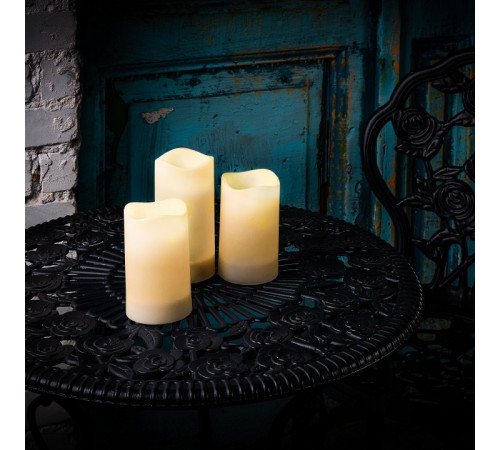 Садовый светильник на солнечной батарее Uniel USL-S-816/PT150 CANDLE SET3 UL-00009381
