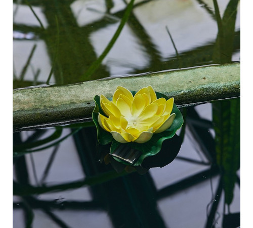 Светильник на солнечной батарее Uniel USL-S-827/PT060 YELLOW WATERLILY UL-00011600 Светильник на солнечной батарее Uniel USL-S-827/PT060 YELLOW WATERLILY UL-00011600