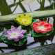 Светильник на солнечной батарее Uniel USL-S-828/PT060 PURPLE WATERLILY UL-00011601