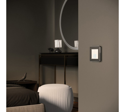 Рамка на 1 пост Werkel Platinum черный алюминий 4690389184420 W0012608