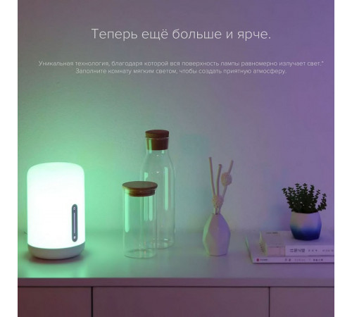 Умная настольная лампа Xiaomi Mi Bedside Lamp 2 MJCTD02YL (MUE4093GL) X22469 Умная настольная лампа Xiaomi Mi Bedside Lamp 2 MJCTD02YL (MUE4093GL) X22469