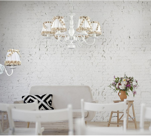 Подвесная люстра Arti Lampadari Formello E 1.1.6 W Подвесная люстра Arti Lampadari Formello E 1.1.6 W
