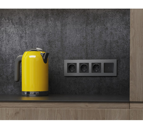Рамка двухместная Ambrella Volt Qubi AF250652