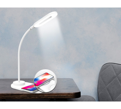Настольная лампа с беспроводной зарядкой Ambrella Light Desk DE588 Настольная лампа с беспроводной зарядкой Ambrella Light Desk DE588