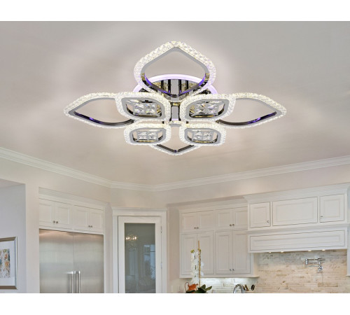 Потолочная светодиодная люстра Ambrella Light Acrylica Ice FA283