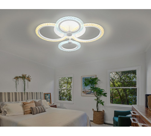 Потолочная светодиодная люстра Ambrella Light Acrylica Original FA4061 Потолочная светодиодная люстра Ambrella Light Acrylica Original FA4061