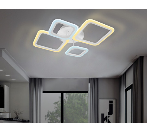 Потолочная светодиодная люстра Ambrella Light Acrylica Original FA4382 Потолочная светодиодная люстра Ambrella Light Acrylica Original FA4382