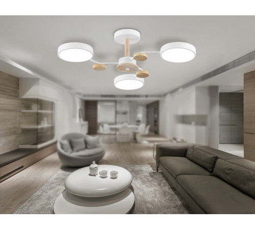 Люстра на штанге Ambrella Light Linetech Comfort FL4855 Люстра на штанге Ambrella Light Linetech Comfort FL4855