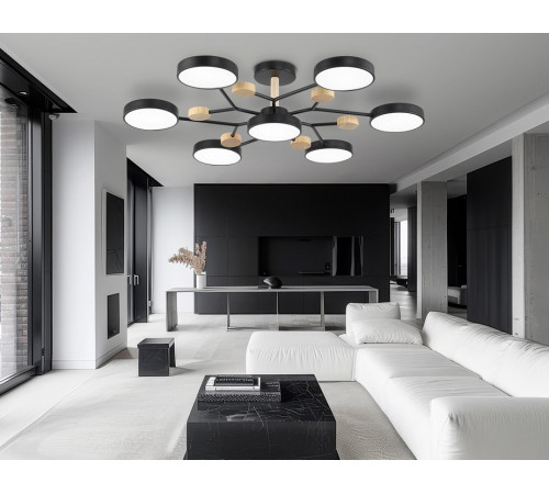 Люстра на штанге Ambrella Light Linetech Comfort FL4866 Люстра на штанге Ambrella Light Linetech Comfort FL4866