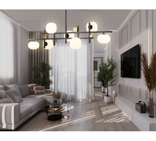 Люстра на штанге Ambrella Light High Light Modern LH51017 Люстра на штанге Ambrella Light High Light Modern LH51017