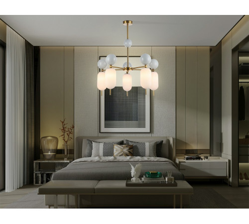 Люстра на штанге Ambrella Light High Light Ceramo Modern LH53104 Люстра на штанге Ambrella Light High Light Ceramo Modern LH53104