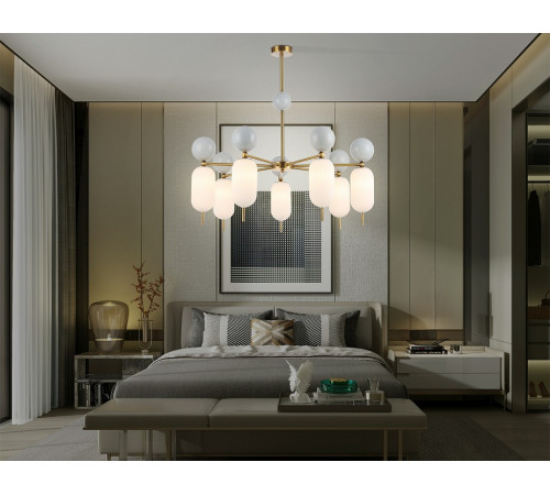 Люстра на штанге Ambrella Light High Light Ceramo Modern LH53106