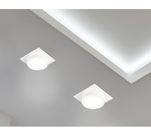 Встраиваемый светильник Ambrella Light GX53 Acrylic Tech Techno Spot TN52421