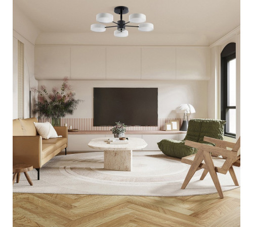 Люстра на штанге Arte Milano Ferrara 250906/5B Wh Люстра на штанге Arte Milano Ferrara 250906/5B Wh