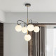 Подвесная люстра Arte Milano Neapolis 273808/4+1 BK/GD