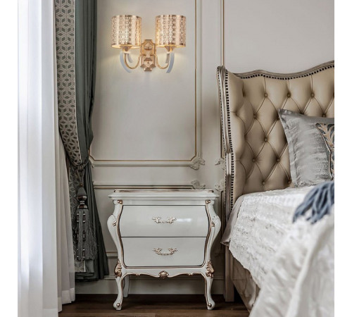 Бра Arte Milano Florentia-8857 308857/2W Wh/Gd