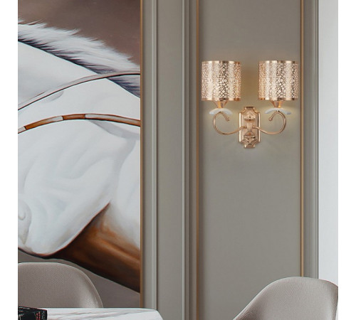 Бра Arte Milano Florentia-9787 309787/2W Wh/Gd