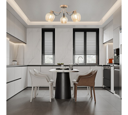 Потолочная люстра Arte Milano Amalfi 322306/3 FG+BK