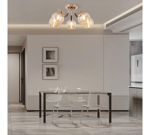 Потолочная люстра Arte Milano Amalfi 322306/5 FG+BK