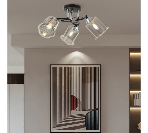 Потолочная люстра Arte Milano Amalfi 323219/3 CR+BK