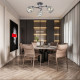 Потолочная люстра Arte Milano Amalfi 323685/3B BK+CR