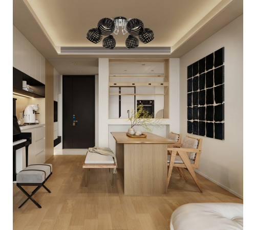 Потолочная люстра Arte Milano Amalfi 325107/6 BK.CR