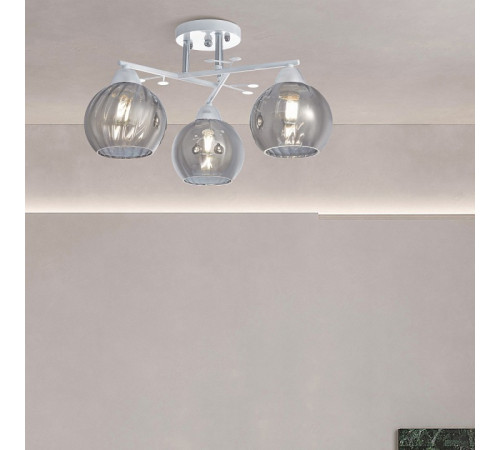 Потолочная люстра Arte Milano Amalfi 326508/3 WH+CR Потолочная люстра Arte Milano Amalfi 326508/3 WH+CR