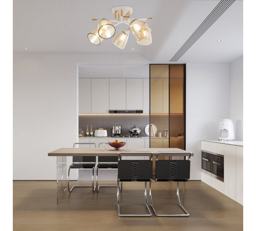Потолочная люстра Arte Milano Amalfi 327410/5 FG+WH