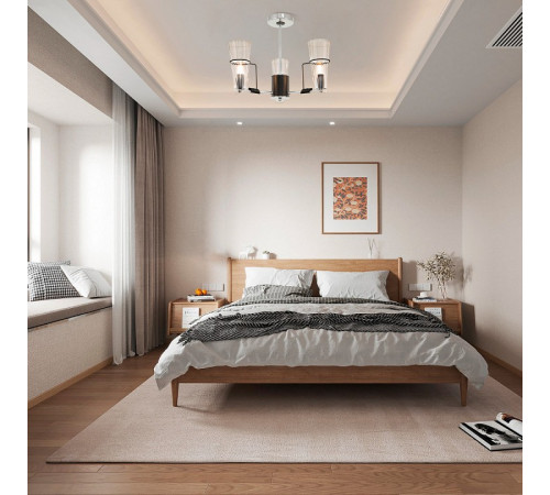 Люстра на штанге Arte Milano Napoli 328107/3 CR.BK Люстра на штанге Arte Milano Napoli 328107/3 CR.BK